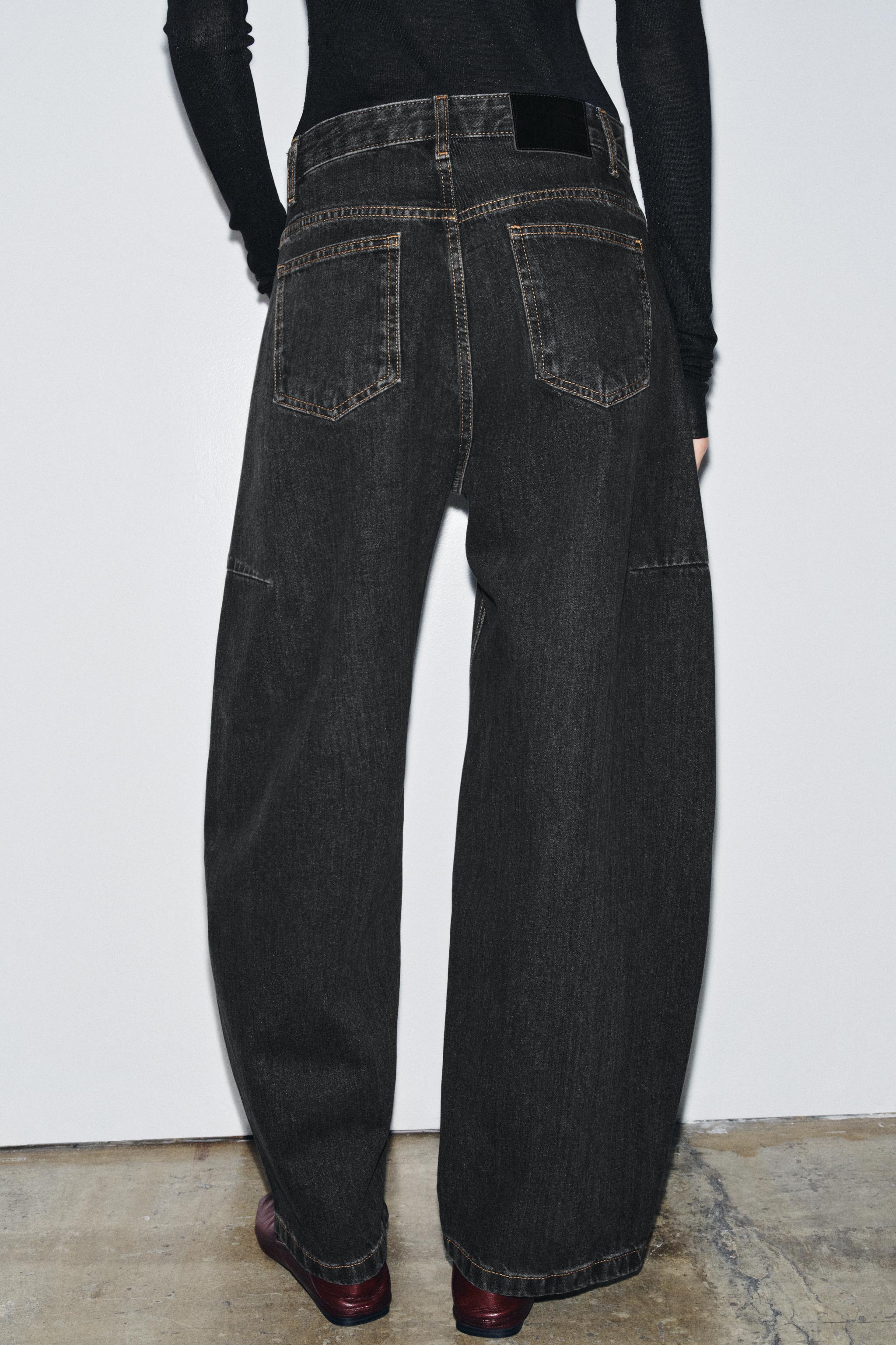 ZW COLLECTION MID-RISE BARREL JEANS